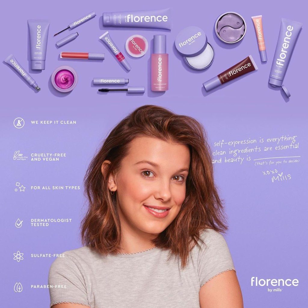 Conoce Florence By Mills la marca de Millie Bobby Brown