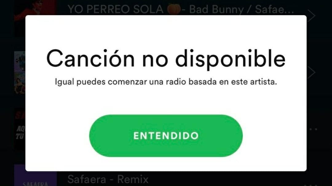 Spotify retira de la plataforma el tema "Safaera" de Bad Bunny