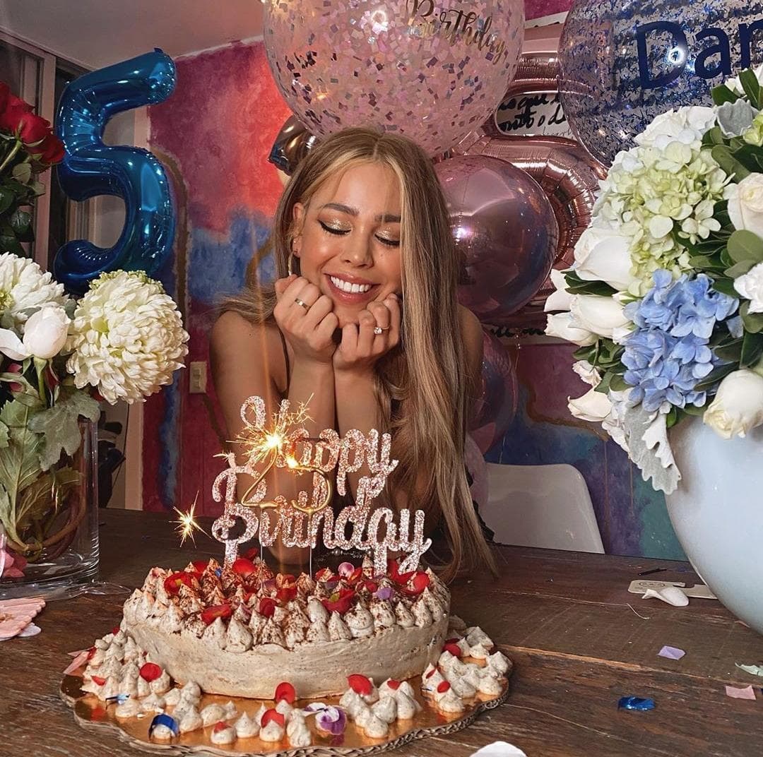 Danna Paola celebró su cumpleaños número 25.