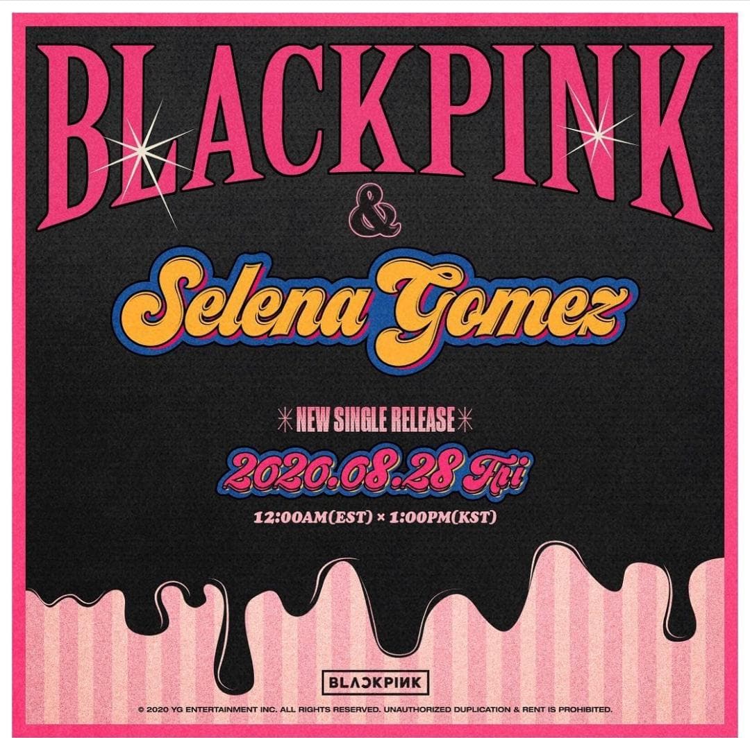 BlackPink y Selena Gomez confirman colaboración musical.