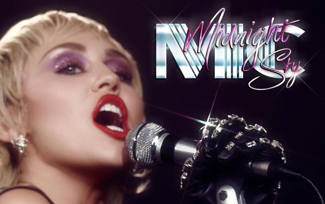 Miley Cyrus reveló adelanto de su próxima canción ‘Midnight Sky’