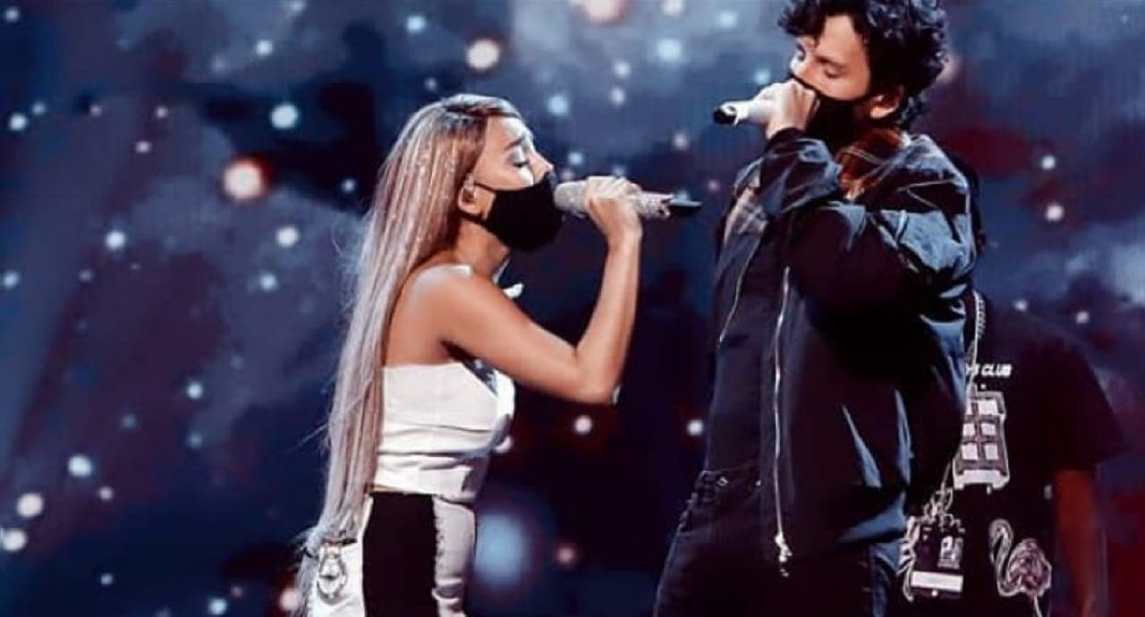 Danna Paola y Sebastián Yatra se reencuentran