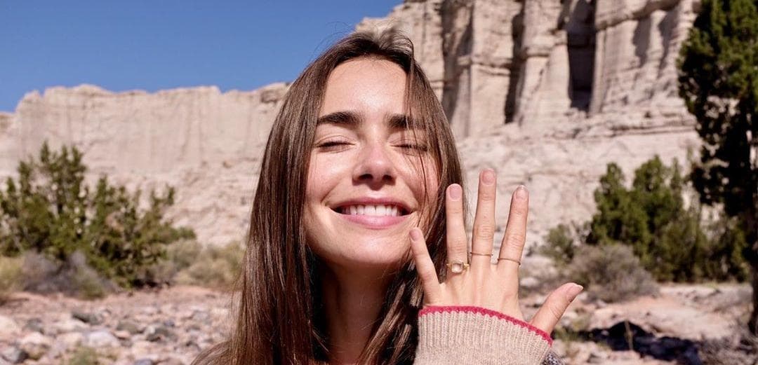 Lily Collins se compromete con Charlie McDowell