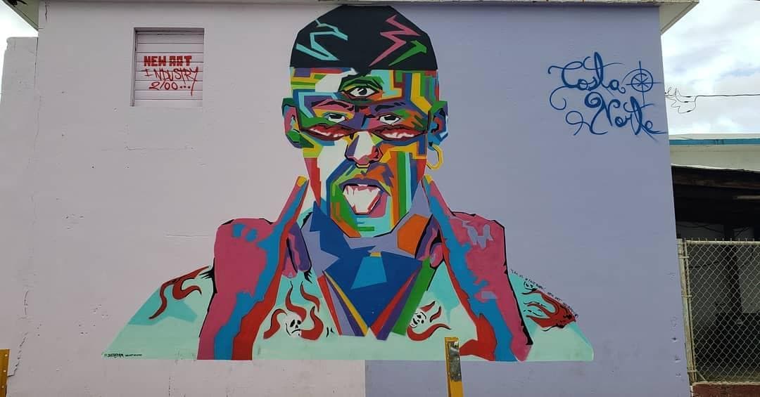 Mural de Bad Bunny ubicado en su ciudad natal es vandalizado
