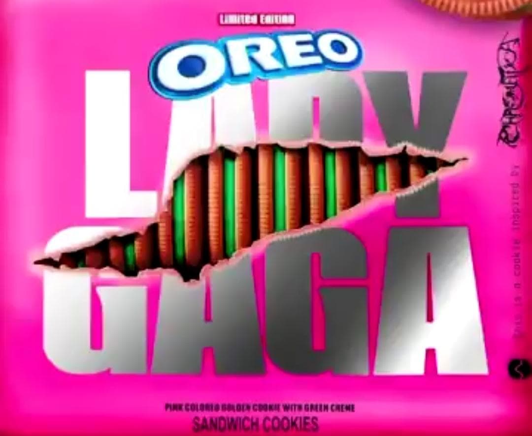 Lady Gaga hace alianza con la marca de galletas Oreo