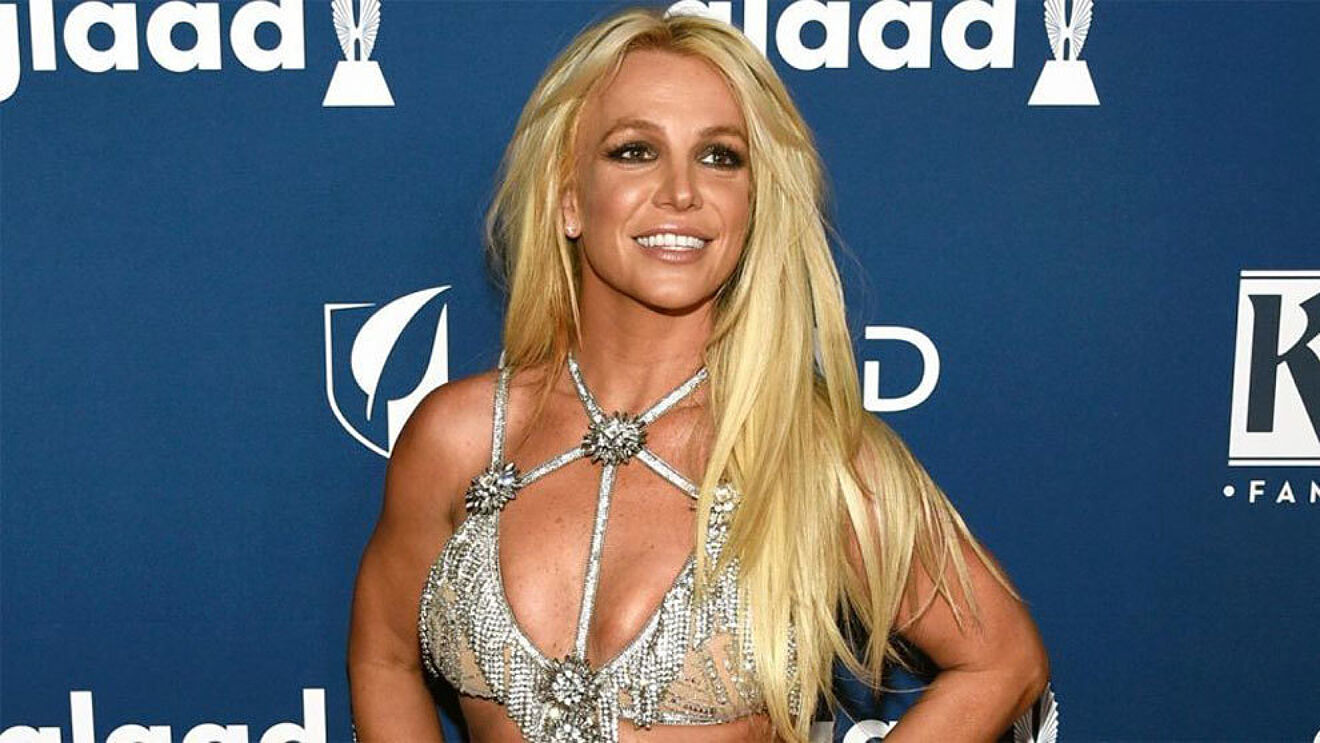 Britney Spears en la gala de una entrega de premios