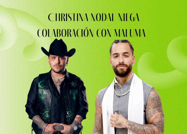 Christina Nodal niega colaboración con Maluma