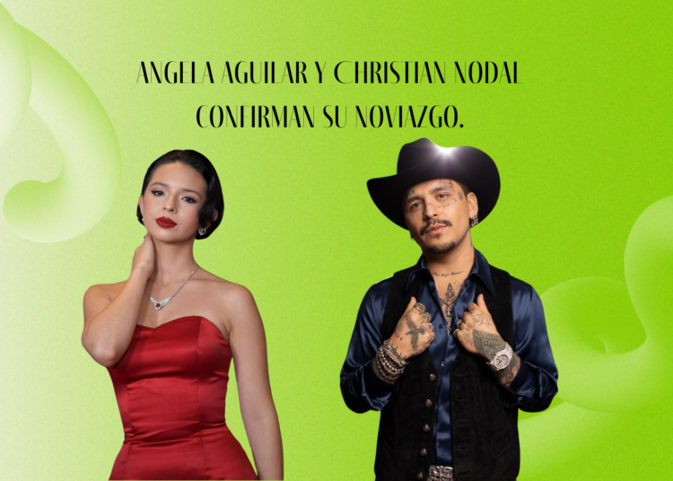 Angela Aguilar y Christian Nodal confirman su noviazgo.
